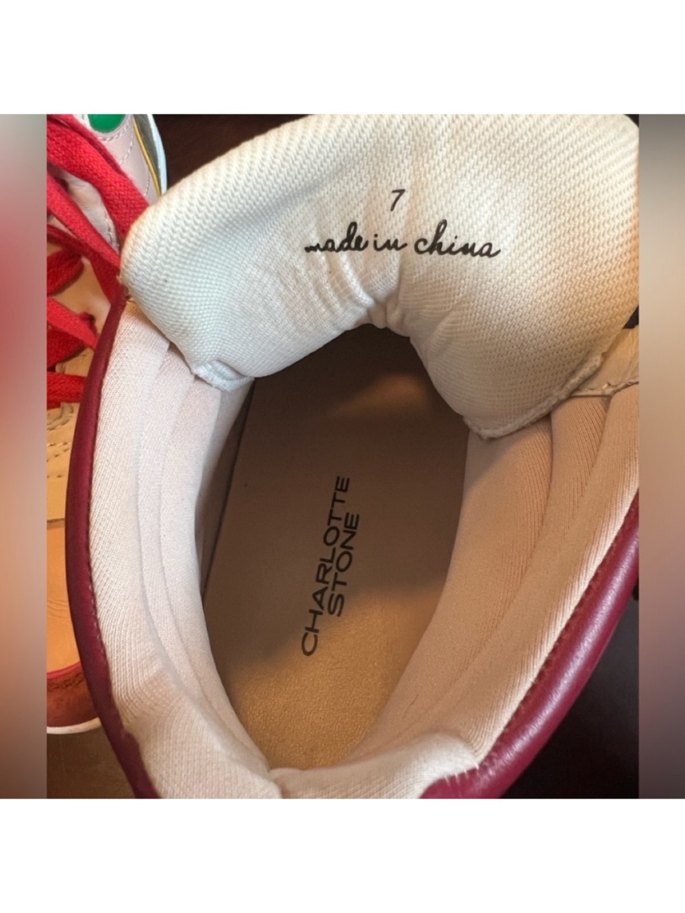 Charlotte Stone Perris High Top Sneakers - Picture 12 of 12